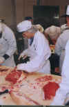 Lisa Cutting Meat 706.JPG (786196 bytes)